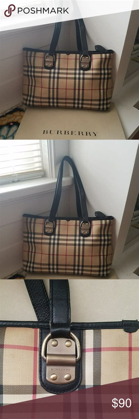 used Burberry tote